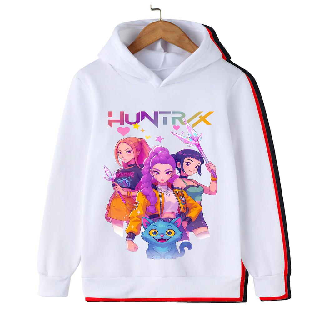 Kpop Devil Hunter Children's Clothing: Comfortable, Fashionable and Trendy Children's Sports Hoodies for Boys and Girls