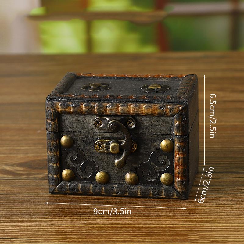 

European retro vintage vintage small box storage and storage box, jewelry box, jewelry packaging gift box светло-серый