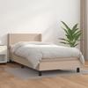 3130642 vidaXL Divan Bed with Mattress Cappuccino 90x200 Cm