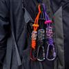 23 cm Utility Cord with Metal Hook, Outdoor Bottle Carry Set 2 Pack, for Camp Trail Bag Travel and Daily Gear Use