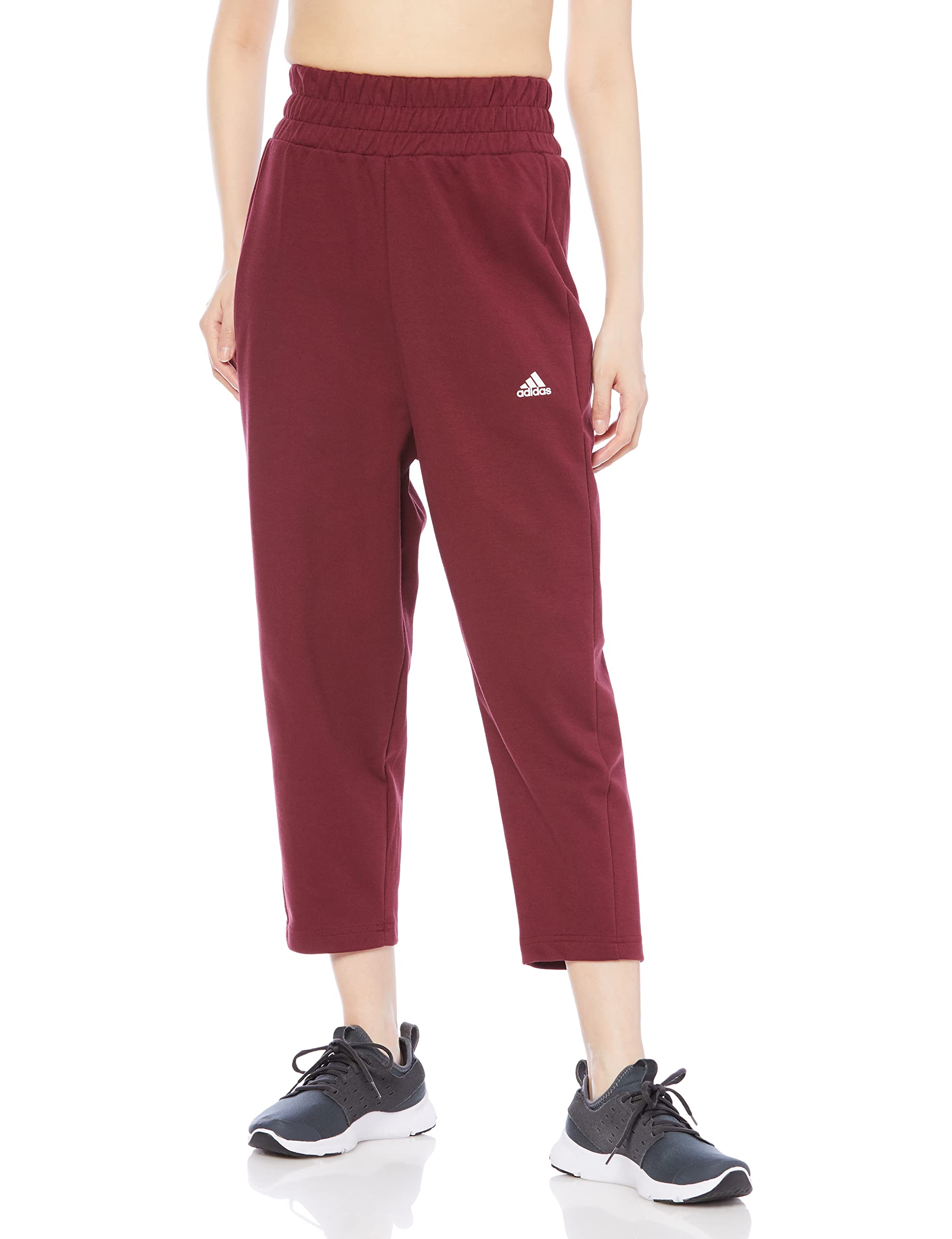 

Длинные брюки, разработанные для движения, спортивные штаны Studio VU752 Shadow Red [Adidas] 7/8 женские (HD6828) Дж/С
