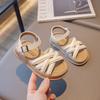 Girls' Roman Sandals for Summer, Children's Shoes, Soft-Soled Stylish Shoes for Little Girls and Middle-to-Older Children.