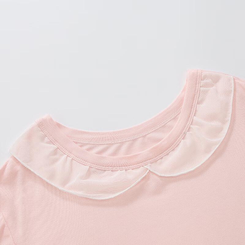 Hongdou Girls' Lightweight Short-Sleeve Princess Sleep Dress Q3016