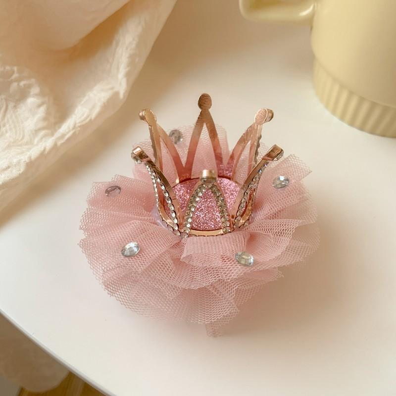 Vintage 3D Krone Spitze Haarnadel Clip Prinzessin Kawaii Kinder Mädchen Dekorative Haarnadel für Kinder Geburtstagsparty Accessoires Geschenk