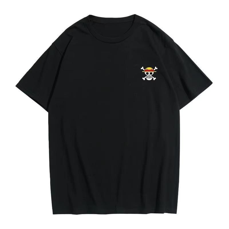 Anime Printed Cotton T-shirt Men's Women's Summer Fashionable Comfortable Soft Breathable Summer Loose Sports Leisure Cotton T-shirt