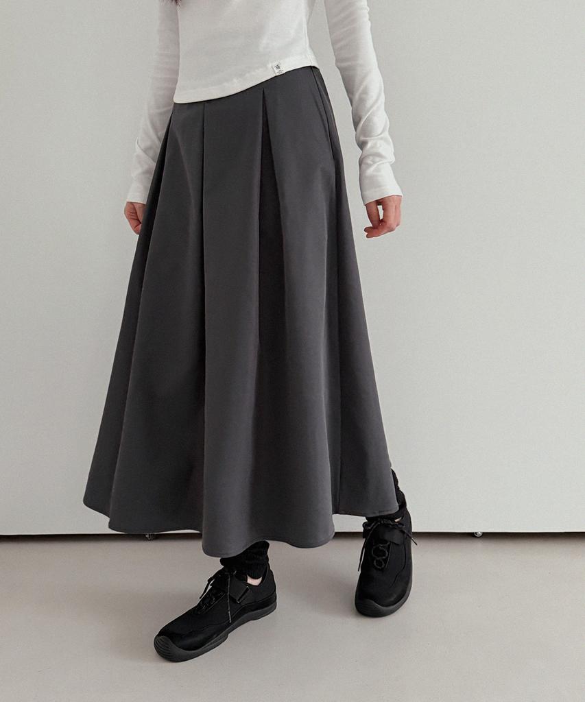 Teuwi Better Than Pleated Long Skirt