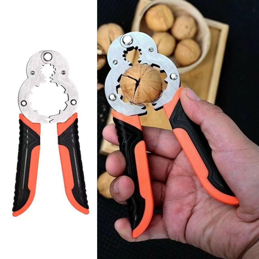 Vanadium Chromium Steel Nut Shell Opener Anti-slip Nut Clamp Walnut Cracker  Household Use