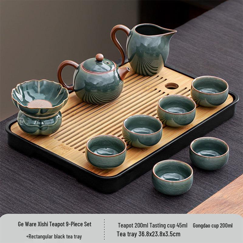 Ge Kiln Xishi Tea Set