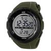 SKMEI 1025 50M Water Resistant Electronic Alarm Clock Men Digital Watch Outdoor Sports Watches LED Outdoor Dress Wristwatches