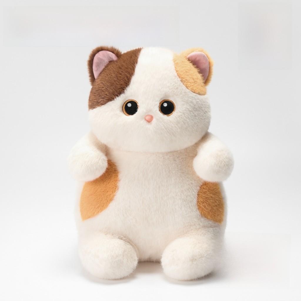 Three Color Cat Plush Toy Soft Stuffed Animal For Kids And Gift Giving