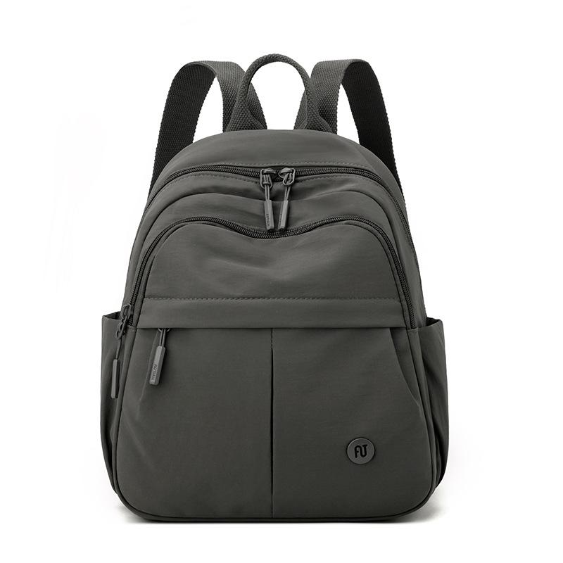 Reiserucksack mit großem Fassungsvermögen, einfarbiger Damenrucksack