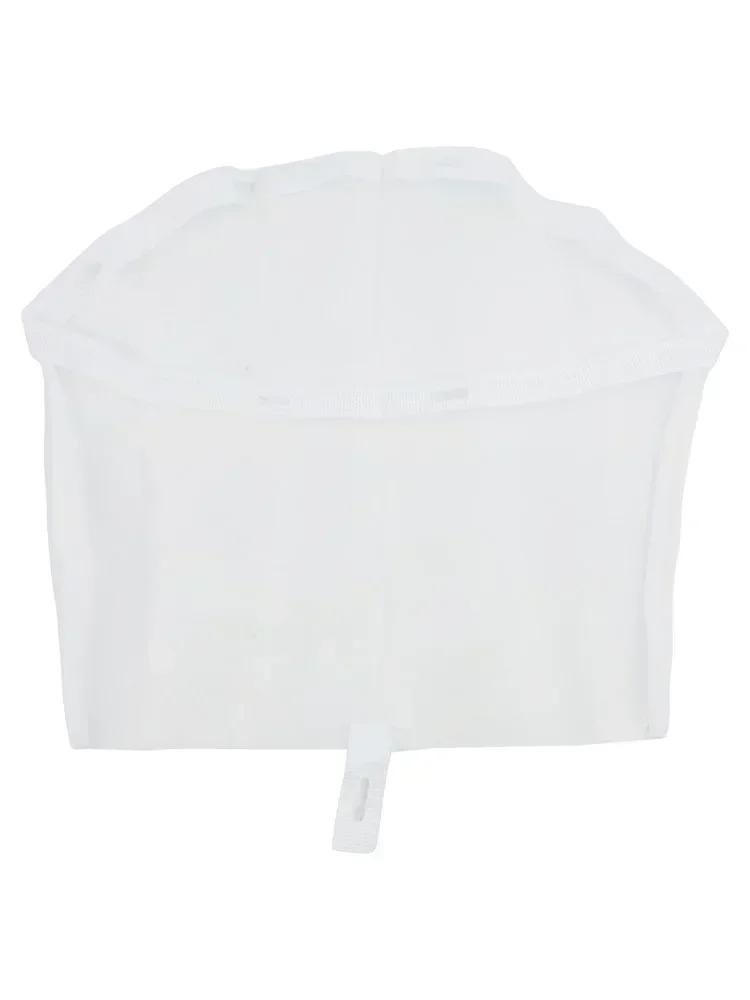 Nylon Mesh Bath Tub Filter Designed with Seven Clips To Easily Attach and Remove While Capturing Debris Effectively