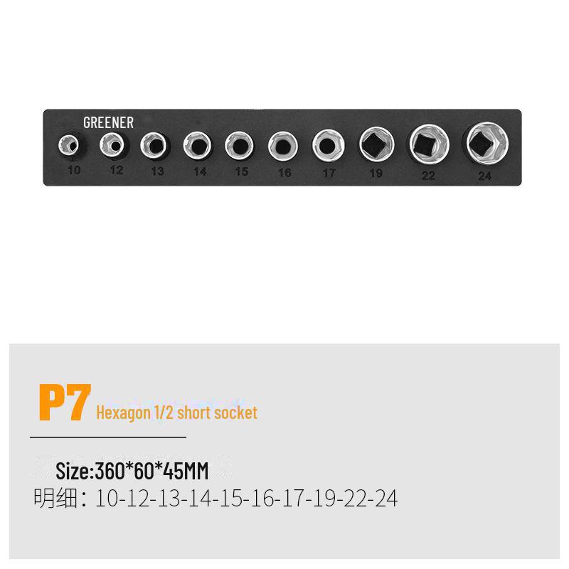 Green Forest Multi-Function Ratchet & Socket Wrench Set