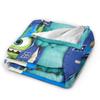 Monsters University Sully Mike Cartoon Fleece Blankets Monsters Inc Customized Throw Blanket for Home Hotel Sofa  Bedspreads,