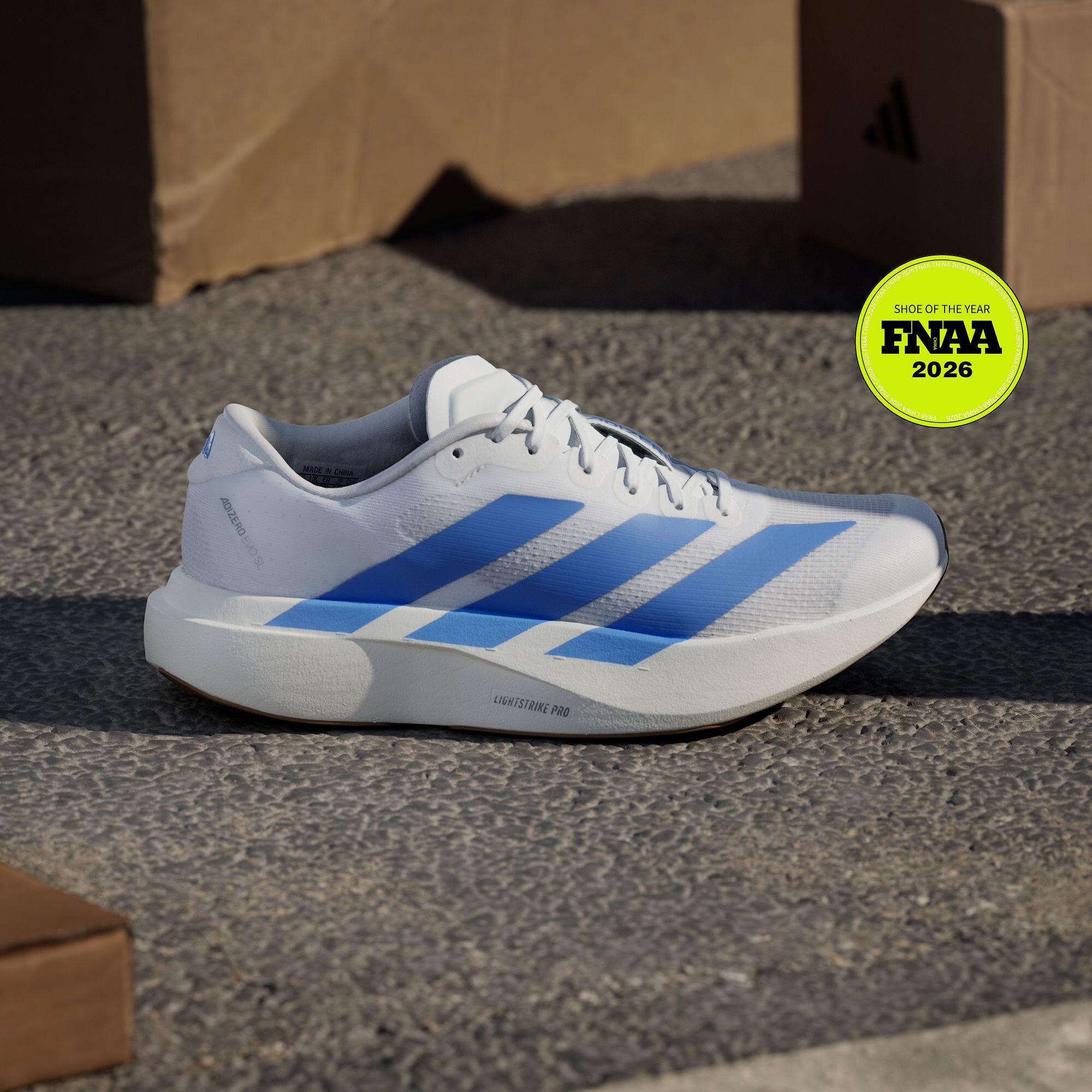 adidas Adizero Evo SL Белый Синий Фьюжн (Женский) 40.5