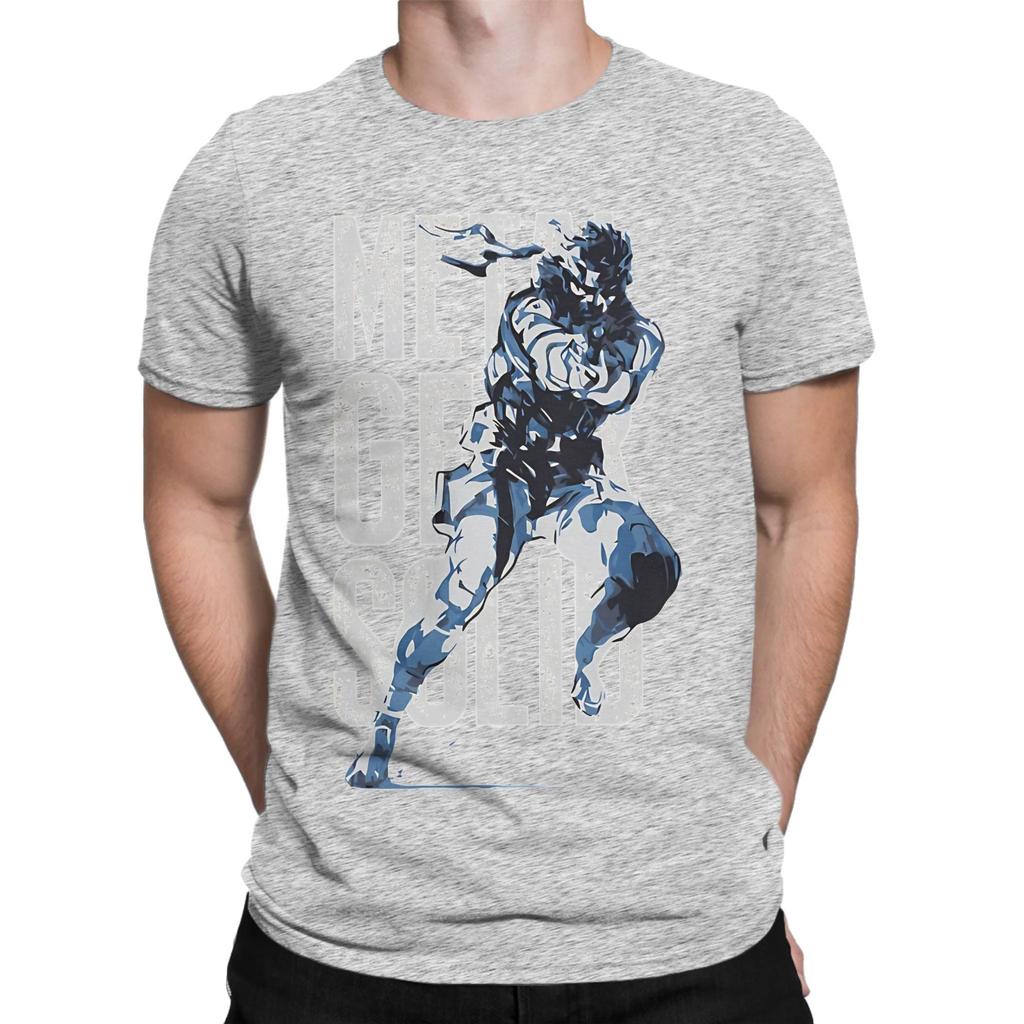 METAL GEAR Funny Graphic 100 Cotton TShirt Metal Gear Solid Tees Tops For Unisex