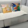 Anime Little Prince Pillow Case Removable Washable Cushion Cover – All-Season Soft Linen