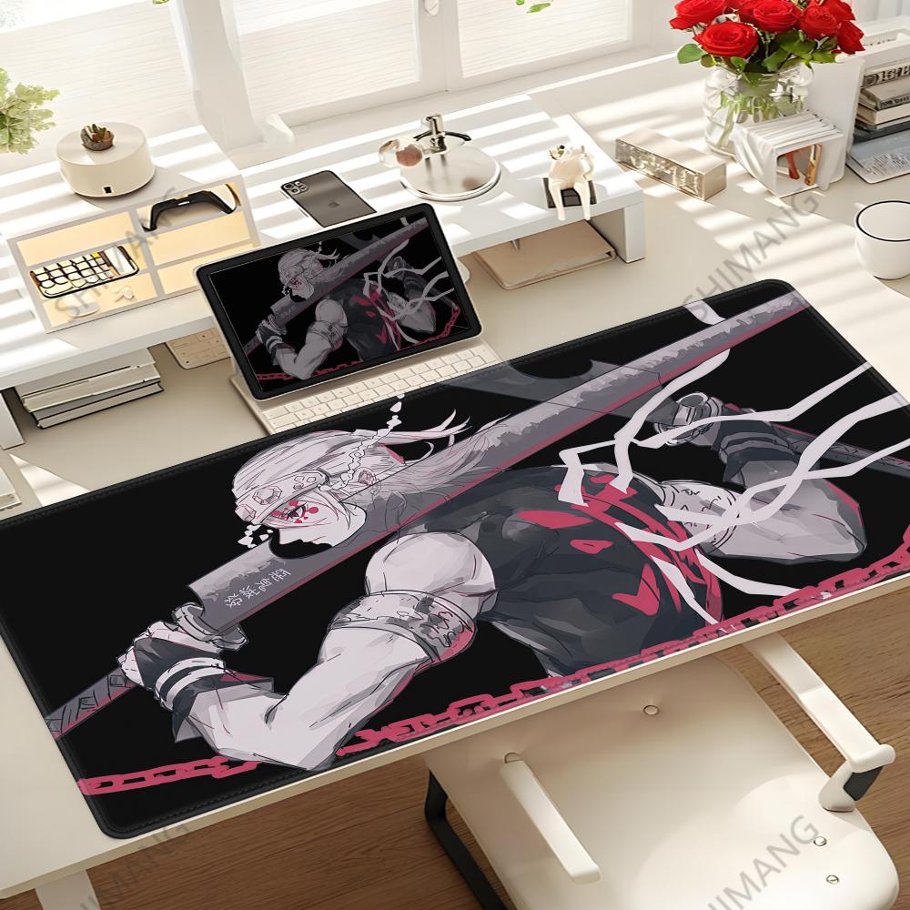 Tappetino Mouse Demon Slayer Giapponese Kimetsu No Yaiba Tanjiro Accessori Gaming Mousepad Anime Azienda Mousepad Ufficio Scrivanie Gamer