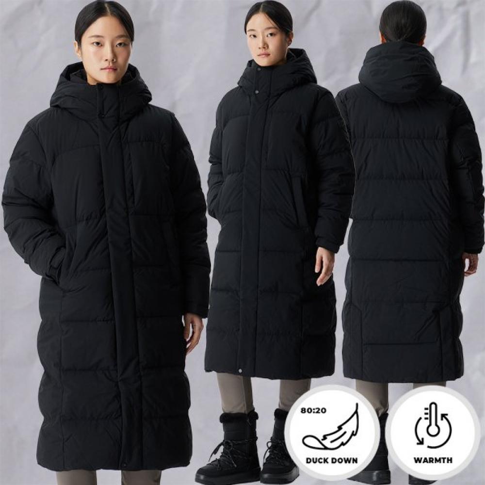 Black Yak 25th Anniversary Unisex Bench Parka Long Down Jacket 3bypawu901 black (BK)/95