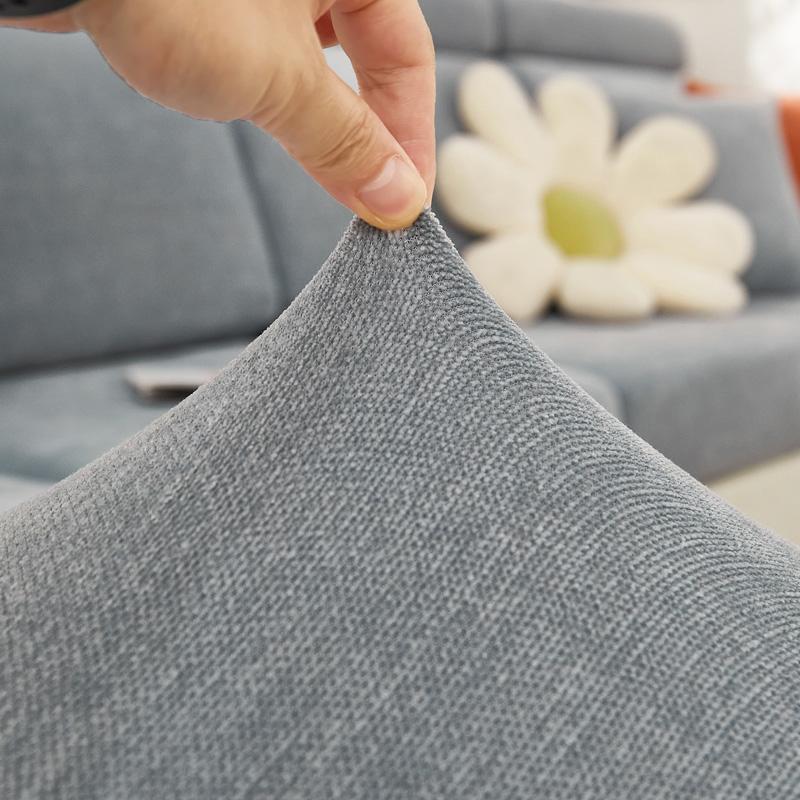 Elastic Sofa Chaise Cover Set Lounge for Living Room Cushion Seat Covers Adjustable Couch Armchairs 2 3 Seater Places Slipcovers
