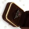 New Elegant Black Flower Shape Zircon Ring for Women Wedding Engagement Jewelry Accessory Sizes 5-11