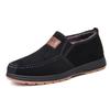 Winter Men Cotton Boots Middle-Aged and Old Father Shoes Warm Leisure Plush Leisure Non-Slip