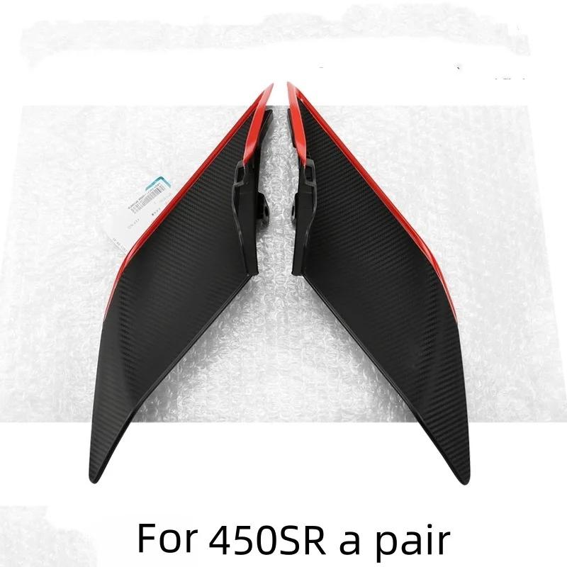 FOR CFMOTO 450SR 450SRS Moto Accessories Side Downforce Naked Spoilers Fixed Winglet Fairing Wings Deflectors Motorcycle Parts