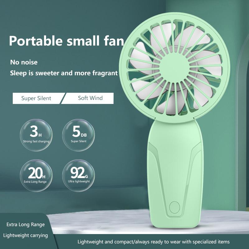 1 buc Mini Ventilator Portabil Ventilator Electric de Mână Pentru Casă Exterior Călătorie Camping Răcitor de Aer de Mână Ventilator Mic de Buzunar