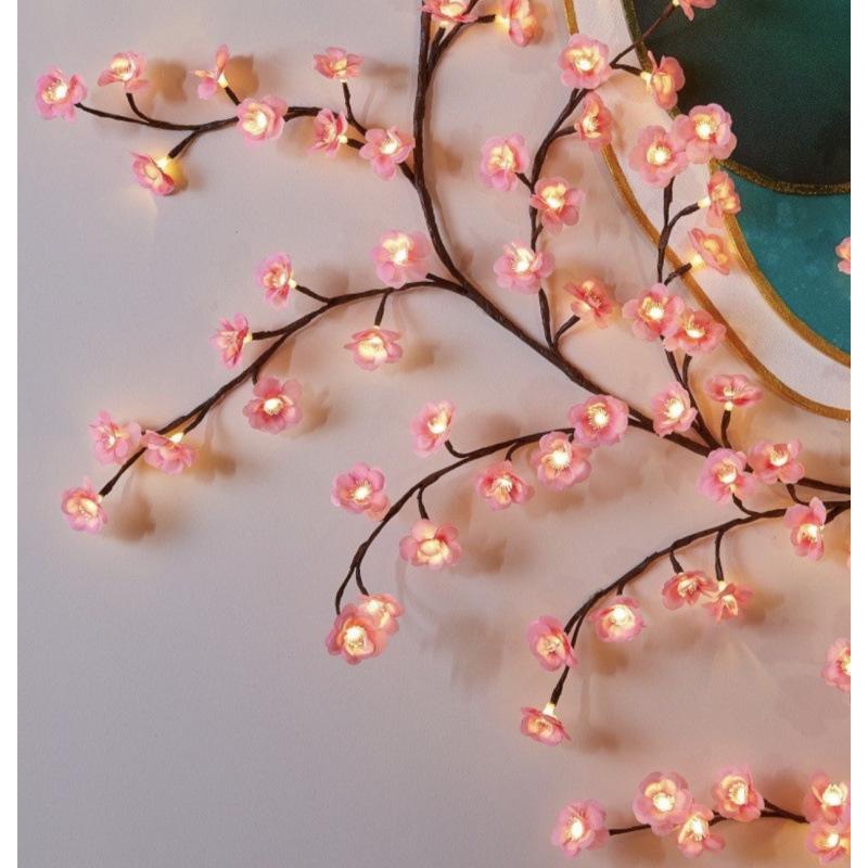 Cross-Border LED Bendable Branch Rattan Plum Blossom Tree Lamp