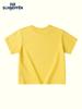 Children's Cartoon Robot Print Pure Cotton T-Shirt, Round Neck, Short Sleeve, Cute and Loose Fit