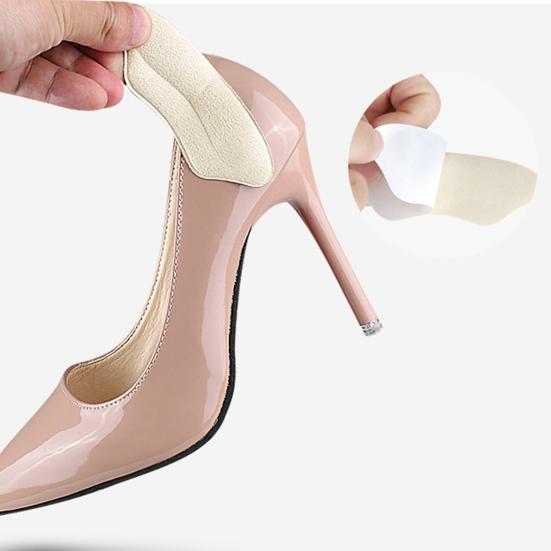 Yousheng 1 Pair Heel Grips for Shoes, Soft Sponge Cushion Back Pad for High Heels, Anti-Slip Liner Tape for Women