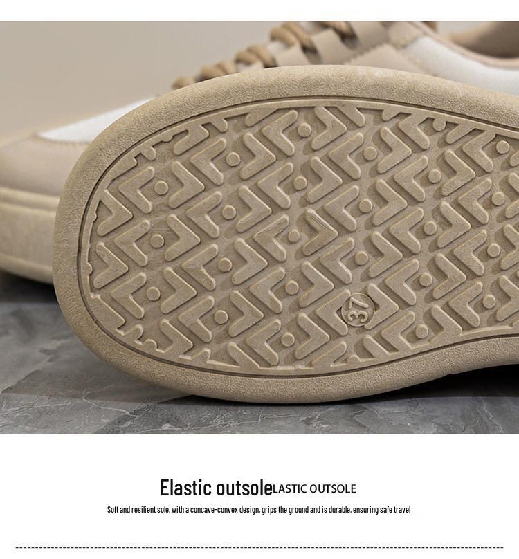 Women's Summer Breathable Mesh Sneakers, Korean Style Thick-Soled, Versatile Casual White Shoes