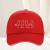 Four Little Cats Holding Fish Women Cartoons Prints Baseball Cap Outdoor Travel Visor Hat Cool Adjustable Unisex Womens Gift Caps