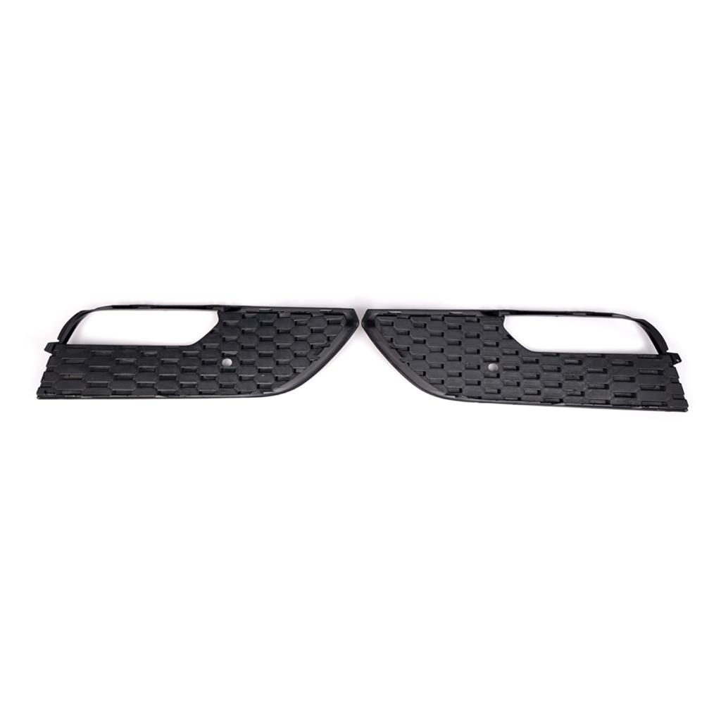 1Pair Black Left Right Front Hood Fog Light Lower Grill Grilles Cover For A3 2012-2016 8V3807681 8V3807682