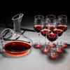 Glasses Set Household Wine Decanter Wine Glasses Luxurious European-Style Glass Wine Goblet Red Wine