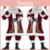 Luxurious Velvet Santa Claus Suit For Christmas Celebrations And Cosplay Parties