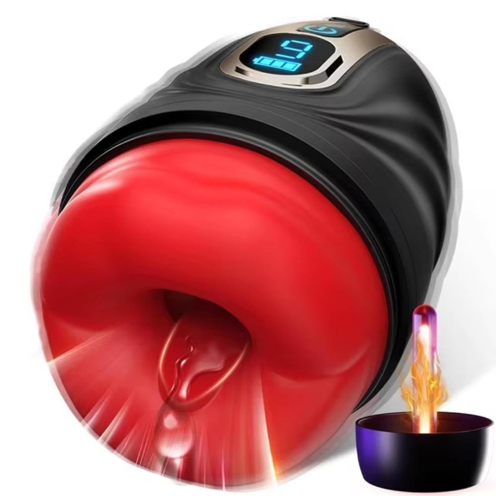 Male Masturbator Vibrator for Men Penis Exerciser Sucking Oral Masturbator Adult Intimate Toy Blowjob Machine Masturbation
