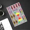 Honda-hrc Stickers Moto Sticker Auto Body Bumper Windows Motorcycle Laptop Walls Vinyl Decal Car Tuning Accessories ZV3