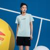 Li-Ning Modny, odprowadzający wilgoć, szybkoschnący T-shirt do codziennego użytku, klasyczny, wszechstronny, oddychający szorty, casualowy strój sportowy ATSV609-3+AKSU789-3