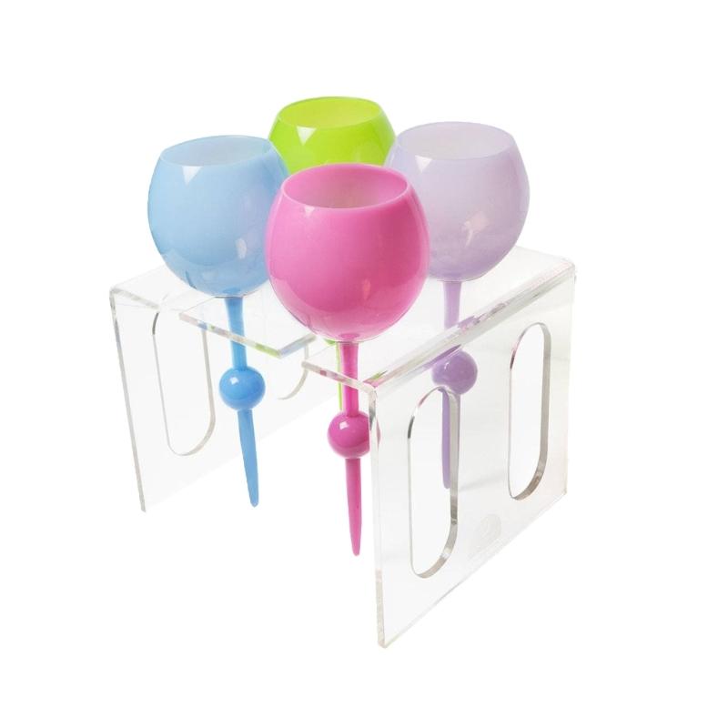 Stemware Wine Glass Holder Glasses Storage Hanger Acrylic Organizer for Kitchen