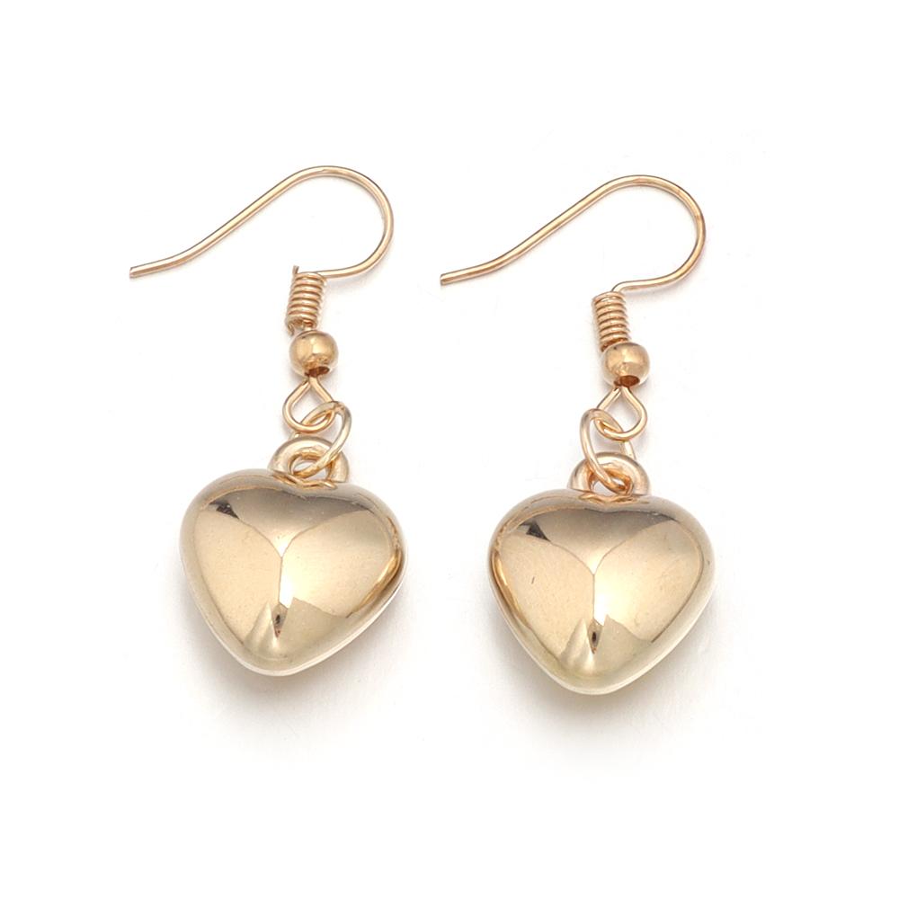 20pcs/lot Multisize Heart Shape CCB Pendants Jewelry Making Charms For DIY Fashion Women Earrings Necklace Accessories Wholesale