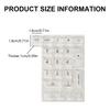 22Piece Ice Effect Light Through Keycaps for Number Pads Easy Install MX Keycap Upgrade Typing Experience