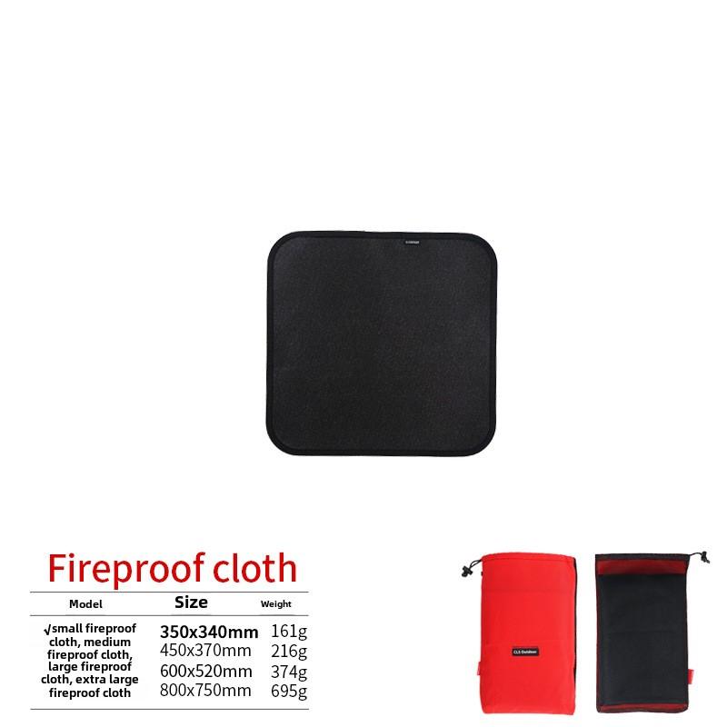 Fire Blanket for Camping Flame Retardant BBQ Mat Fiberglass High Temperature Fireproof Mat Outdoor