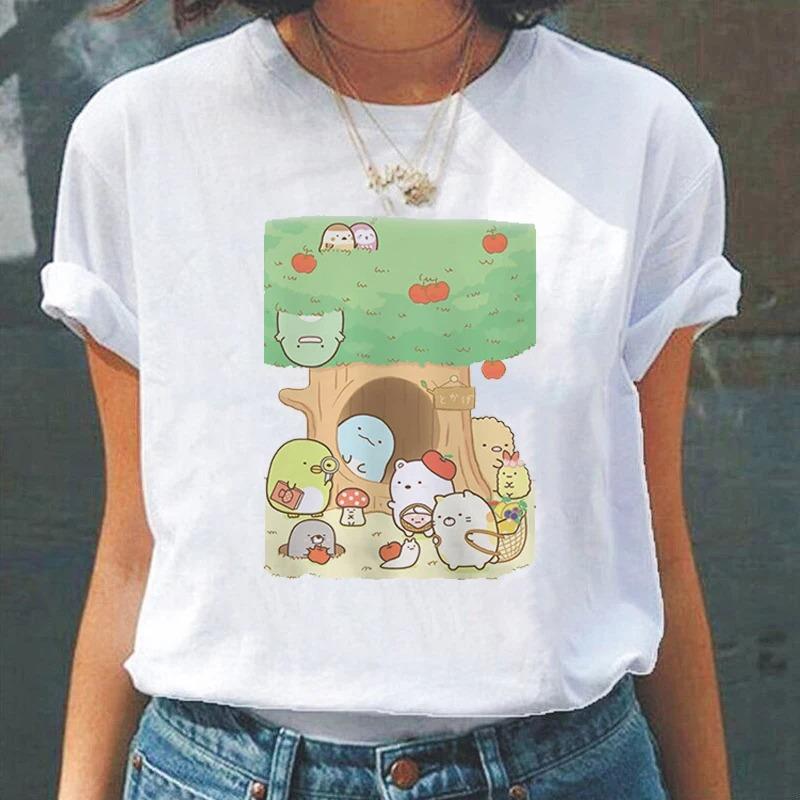 Cartoon Cute Japanesestyle Fashion Women TShirts Harajuku Kawaii Clothes Short Sleeve Summer Tees Casual FeUnisex Tops ONeck
