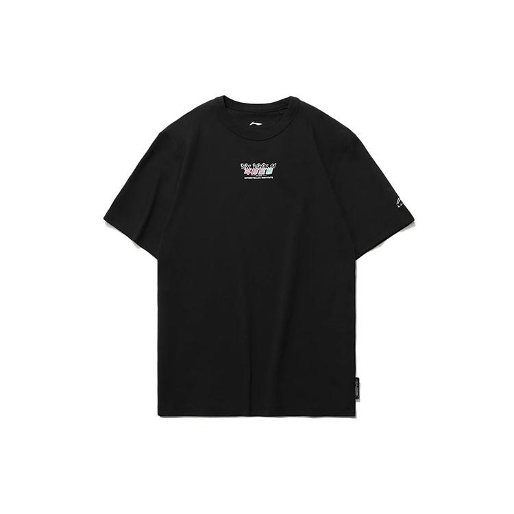 Li Ning Sports Fashion Collection T Shirt Men's Black AHSR167-3