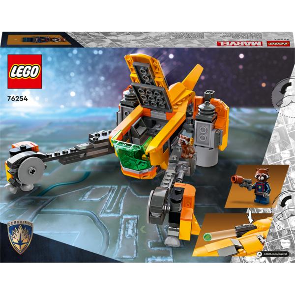 Marvel Lego Baby Rockets Schlachtschiff 76254, gemischte Farben