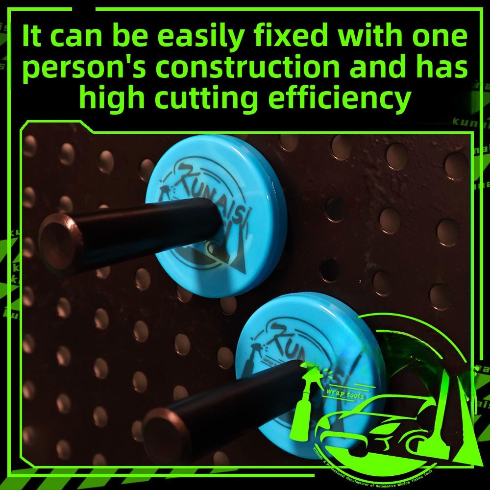 ALIWRAP 4PCS Vinyl Car Wrap Fixer Magnet Holder Carbon Film Wrapping Window Film Tinting Strong Gripper Fixing Tool Auto StylingWindshield Washer