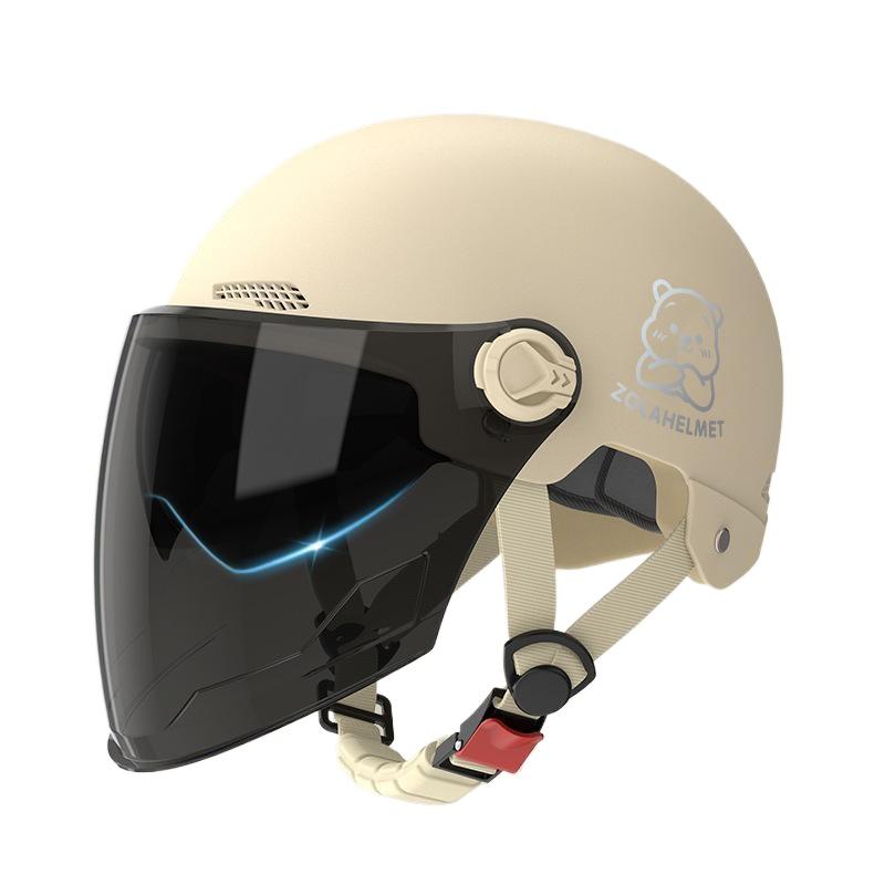 Helmet Electric Car Girl Cute Funny Lightweight Hair Hat Women's Helmet