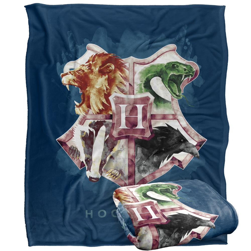 HARRY POTTER Hogwarts Ink Splatter Blanket