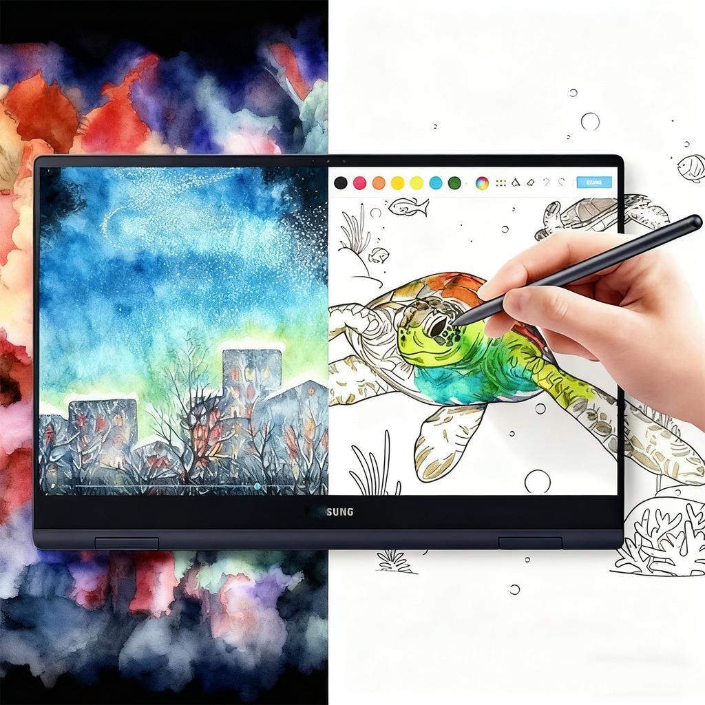 Capacitive Stylus Pen Replacement for Samsung Galaxy Tab S6/S7/S8/S9 - Touch Screen Compatible